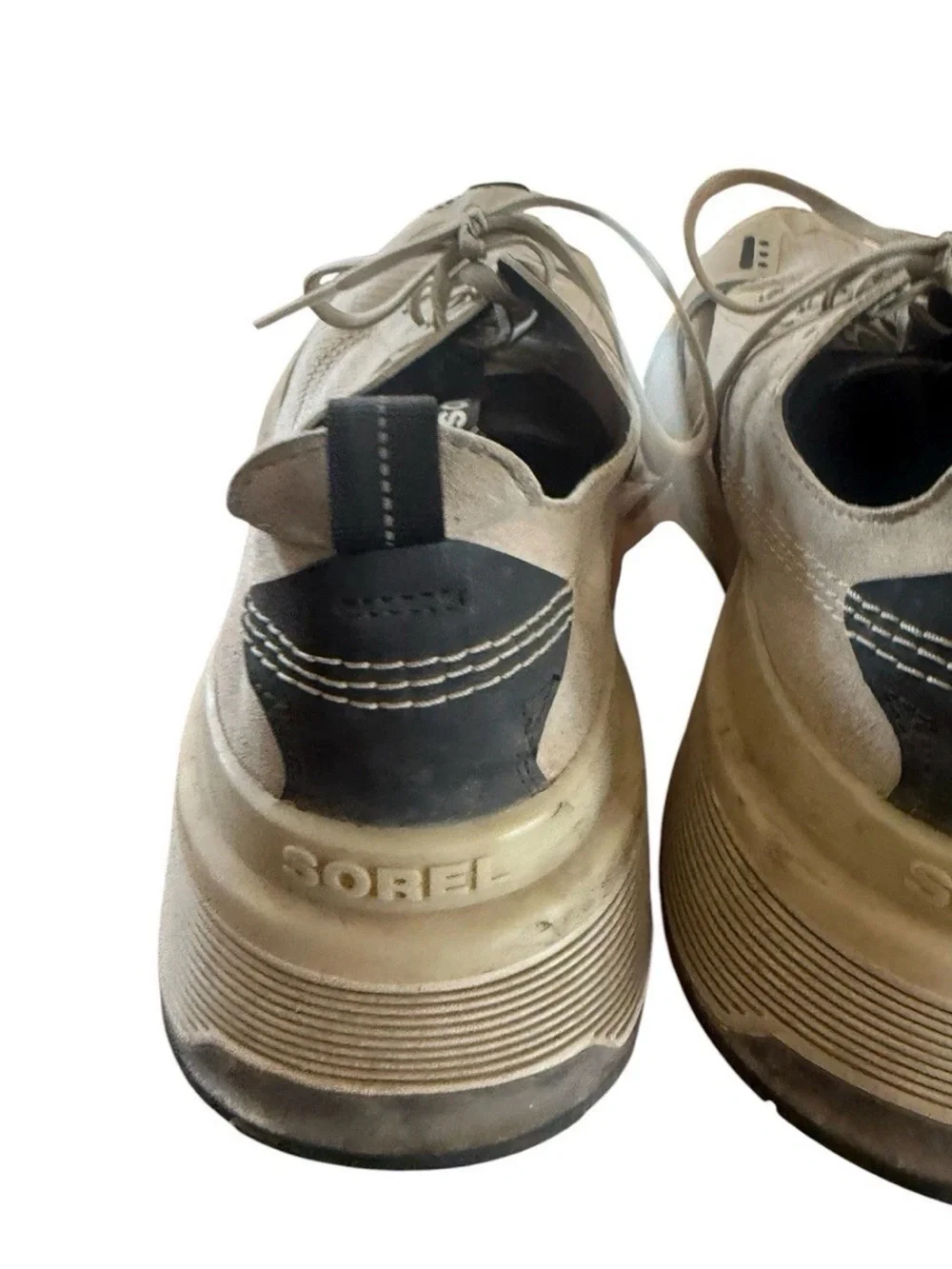 Sorel Kinetic Rush Ripstop athletic sneakers Mens Size 11 Off White